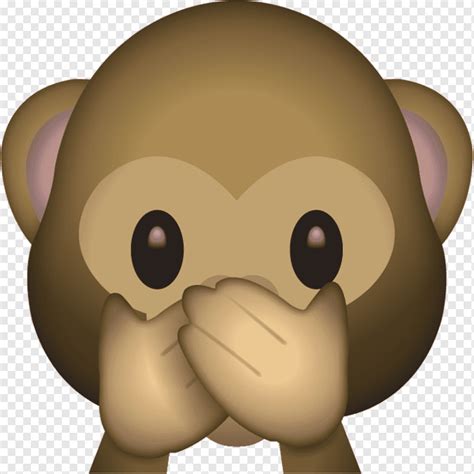 Emoji Три мудрых обезьяны Стикер злой обезьяны краснеющий эмодзи