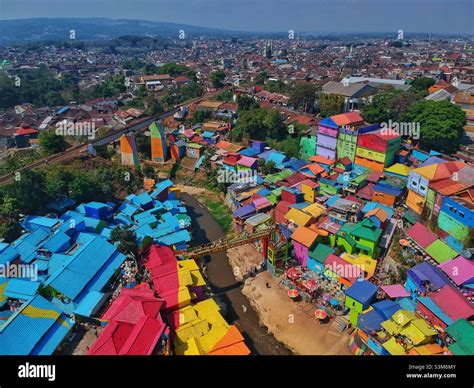 Jodipan Rainbow Village Malang East Java Indonesia Stock Photo Alamy