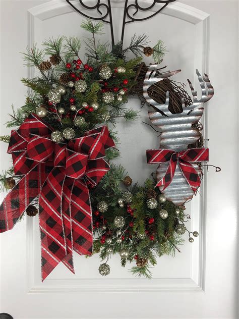 Christmas Wreaths For Front Door Diy The Cake Boutique