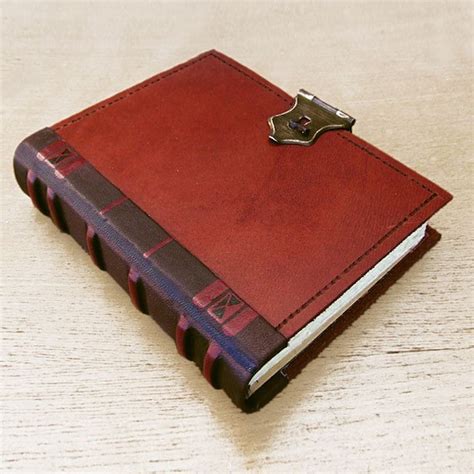 The Red Little Book Leather Journal Diary By Teostudio On Etsy