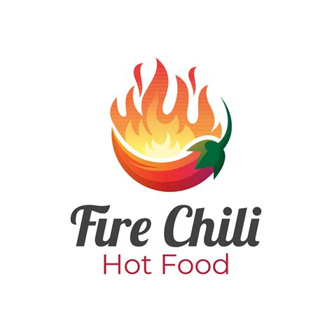 Hot Chili Fire For Hot Food Logo Design Vector Icon Symbol 5763975