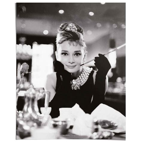Audrey Hepburn Breakfast At Tiffanys Poster Reinders