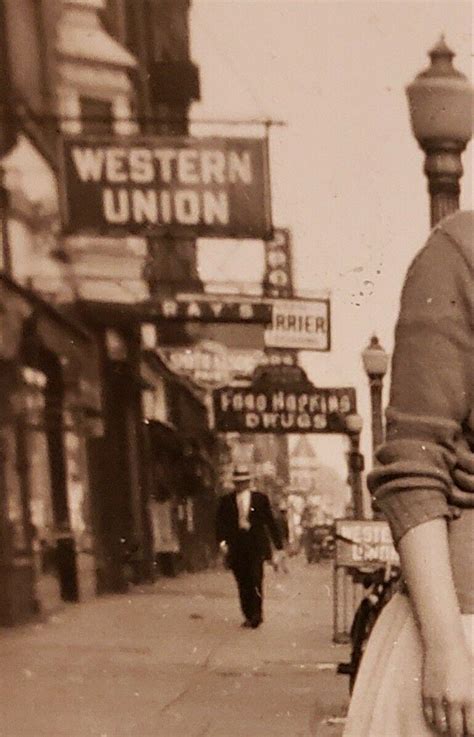 Vintage Downtown Decatur Il Kreskes Western Union Vernacular