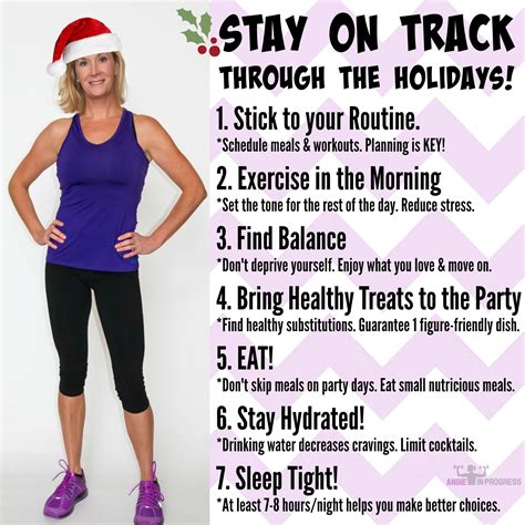 tips to stay on track this holiday season fitness holidays healthy health fit life