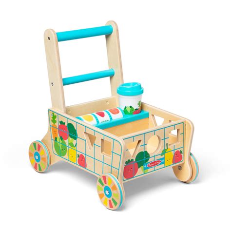 Melissa And Doug Wooden Shape Sorting Grocery Cart 20675341 Hsn