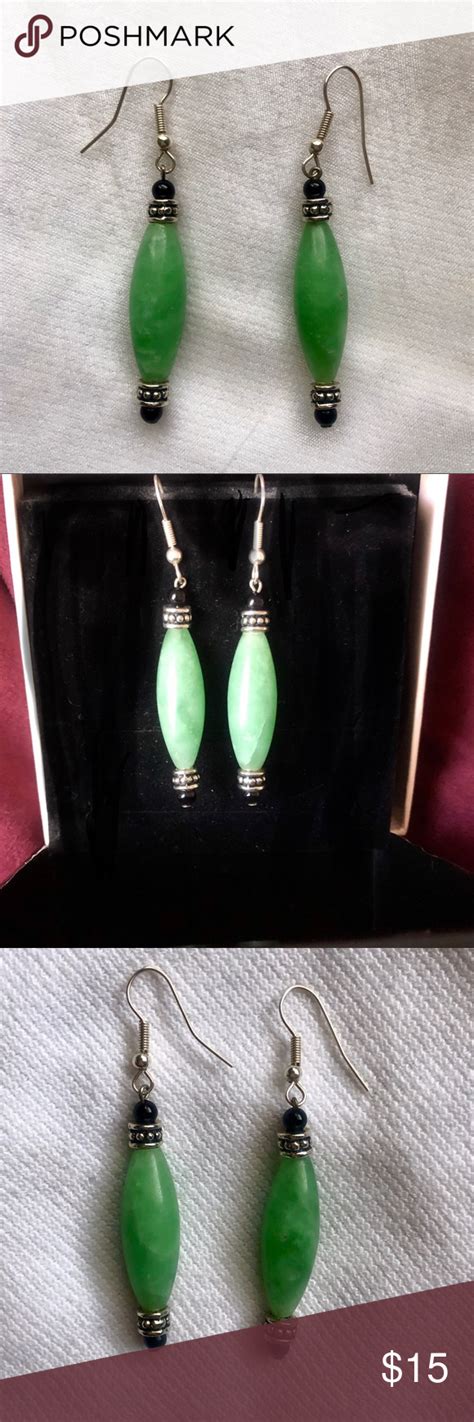 There are 305433 men dangle earrings for sale on etsy, and they cost $15.74 on average. FAUX JADE & BLACK DANGLING EARRINGS | Nose jewelry ...