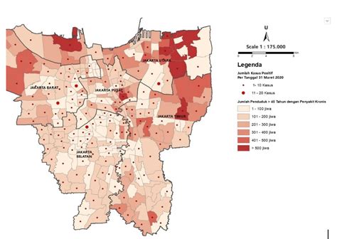 Riset Spasial Ungkap Risiko Penyebaran Coronavirus Level Kelurahan Dan