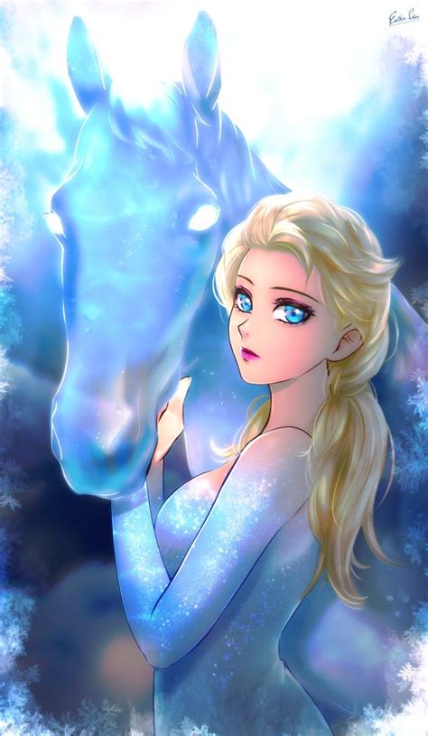 🔥 Download Elsa Frozen By Esther Shen Disney Princess Anime By Edwarddelgado Elsa Anime