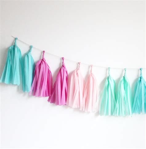 Tissue Paper Tassel Garland Kit Candy Shoppe The Flair Exchange