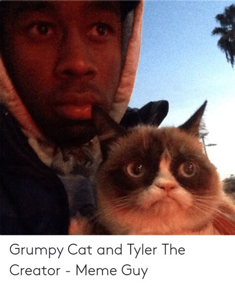 Grumpy Cat And Tyler The Creator Meme Guy Meme On Meme