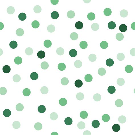 Mint Green Polka Dots Pattern Vector Illustration 7410023 Vector Art