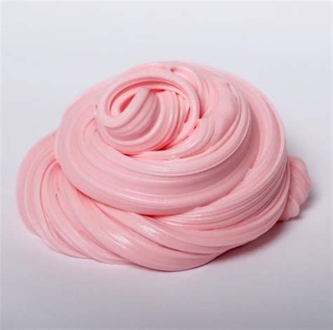 Pink Butter Slime Fluffy Cotton Candy Pastel Pink Slime Etsy