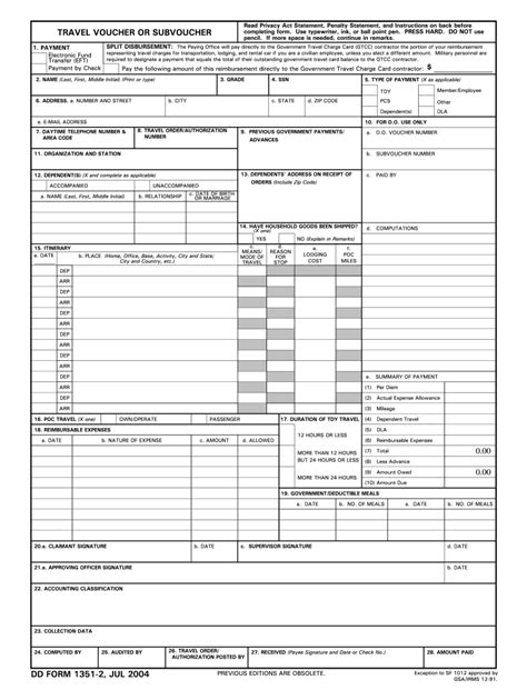 Dd Form 1351 2 Fillable Fill Online Printable Fillable Blank