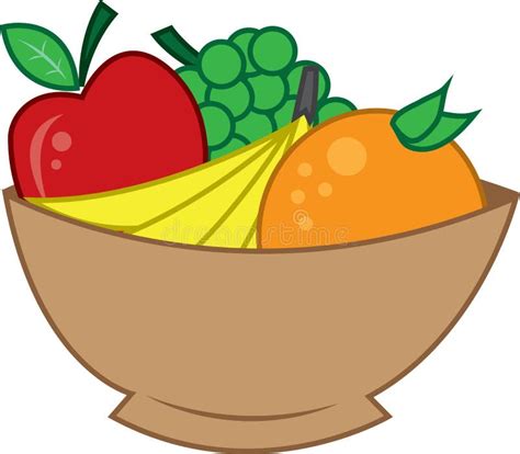 Bowl Of Fruit Stock Vector Illustration Of Nourishment 22607628