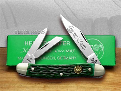 Hen Rooster And Antique Green Whittler Pocket Knives Antique Price