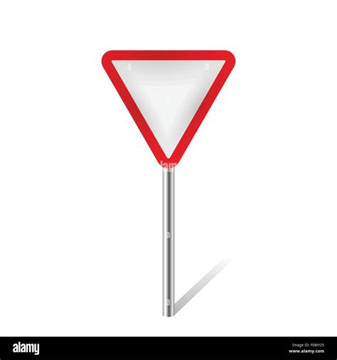 Stop And Give Way Sign Stock Vector Images Alamy