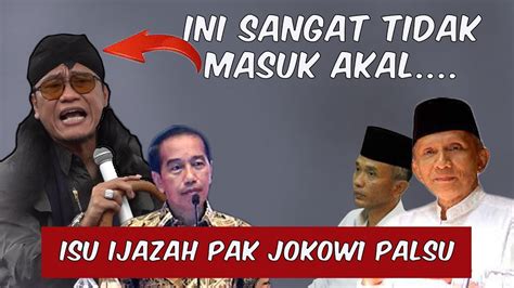 Jawaban Cerdas Gus Miftah Ketika Pak Jokowi Di Tuduh Ijazahnya Palsu