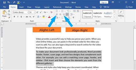 Ways On How To Align Text In Microsoft Word Text Alignment