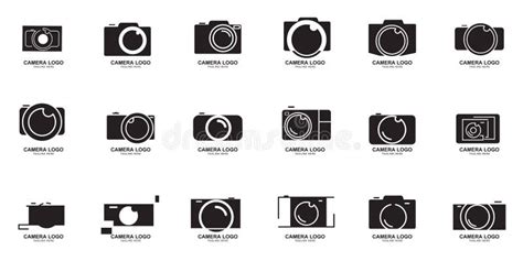 Set Of Camera Logo Design Stock Vector Illustration Of Focus 181355582