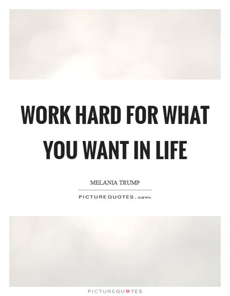Work Hard For What You Want In Life Picture Quotes