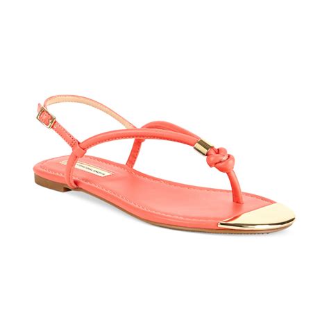 Inc International Concepts Womens Moirah Flat Thong Sandals In Pink