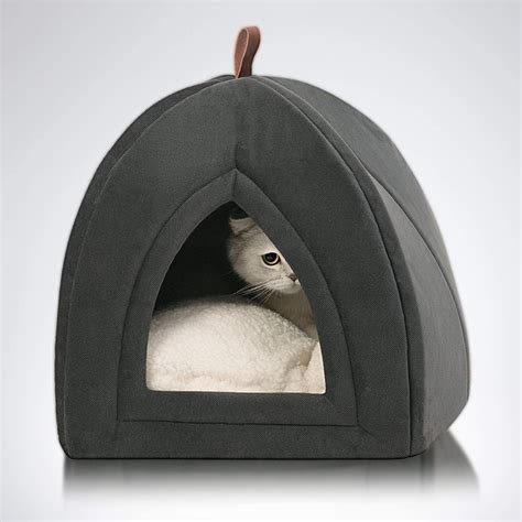 Bedsure Cat Bed For Indoor Cats Cat Houses Small Dog Bed 1519 Inches