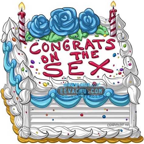 Congrats On The Sex Cake Sticker On Storenvy