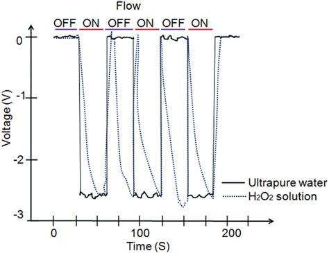 Streaming Potentials Generated With Intermittent Flow In The