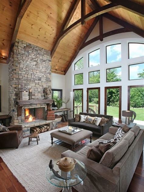 10 Most Popular Rustic Farmhouse Living Room Interior