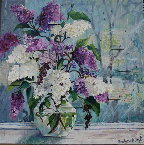 Lilacs Painting Texture Painting Types Of Art