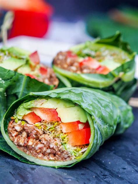 Most traditional indian meals contain alkaline food items to create a balanced diet. Raw Vegan Recipes - Collard Wraps {Gluten Free, Paleo}