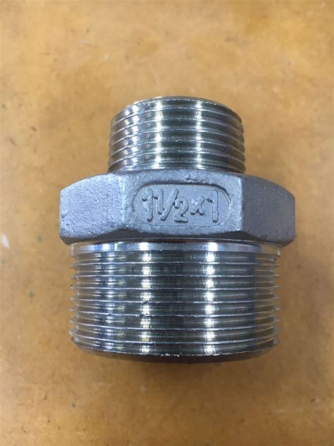 1 12 To 1 Fitting Reducing Reducer Pipe Adapter Stainless Steel 304 2