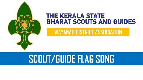 The Bharat Scouts And Guides Flag Song With Meaning Youtube
