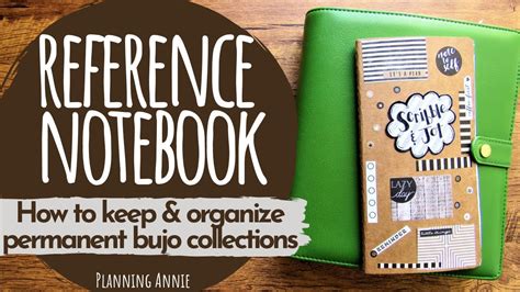 Reference Notebook For Permanent Bullet Journal Collections Youtube
