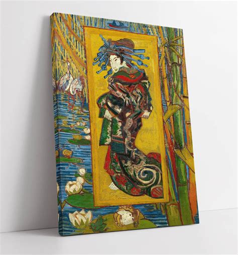 Van Gogh Japanese Oiran Canvas Wall Art Print Artwork 30mm Etsy