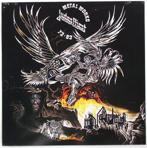 Judas Priest Metal Works 73 93 1993 Columbia Nfs Flat Thingery
