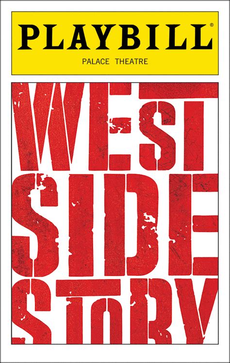 West Side Story Broadway Palace Theatre Playbill
