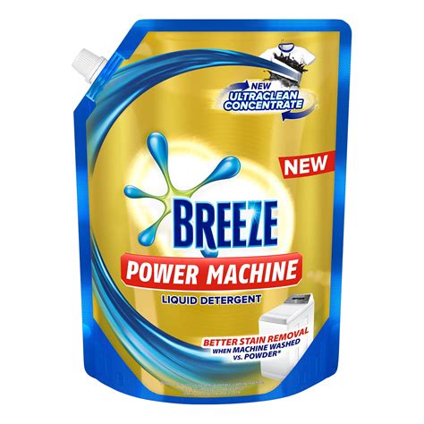 Breeze Liquid Detergent Powermachine With Ultraclean Concentrate 25l