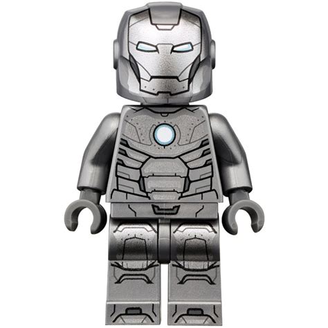 Lego Iron Man Mark 2 Armor Trans Clear Kopf Minifigur Brick Owl