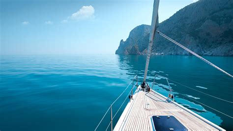 Desktop Wallpapers Greece Sea Nature Yacht 3840x2160