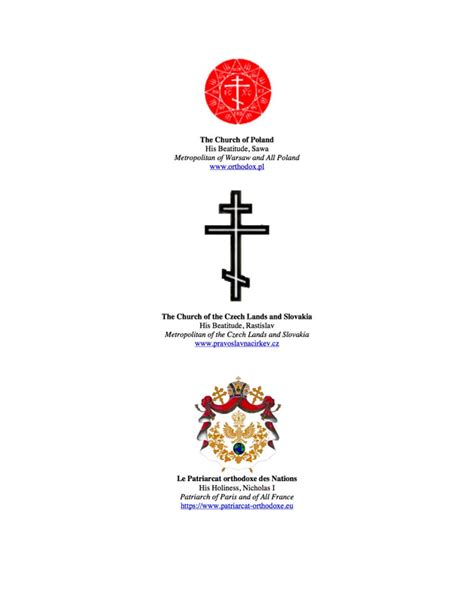 Overview Directory Of The Orthodox Church