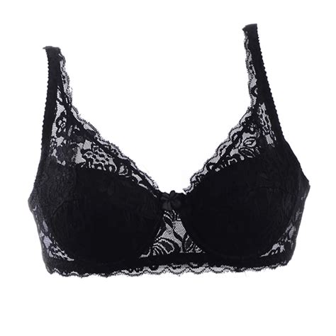 Women Breathable Ultrathin Push Up Bra Lace Brassiere Comfortable Sexy Padded Bra Hollow Out