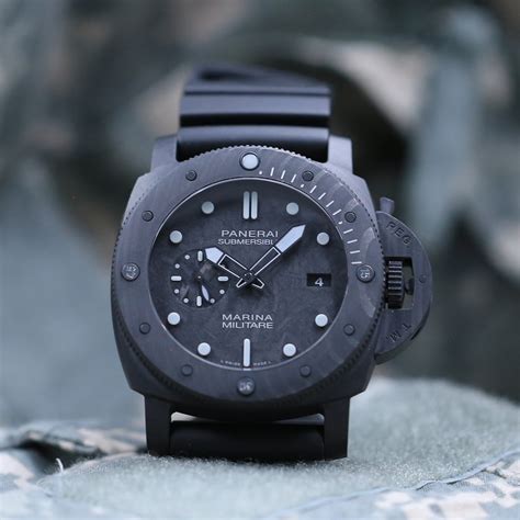 Borrowed Time Panerai Submersible Marina Militare Carbotech 47mm