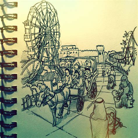 Drawing is the proof of artistry, the testament to the potential and the skill of the artist, while 3d drawings takes the ancient technique a step further. Our Artful Life: SEVEN Day 7: Hawally amusement park