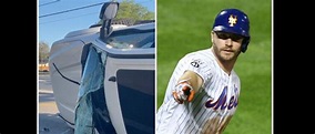 Pete Alonso’s Wife Shares Terrifying Videos Of His Car Accident | The ...