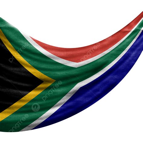 South Africa Flag Waving With Texture South Africa Africa Flag Png