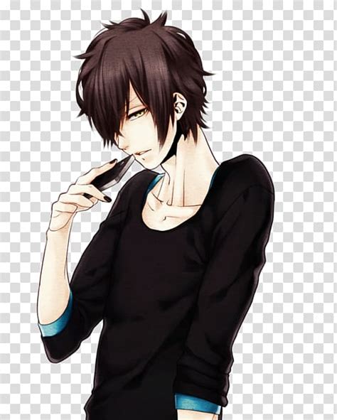 The title of this article is conjectural. Brown haired male anime character illustration, Anime ...