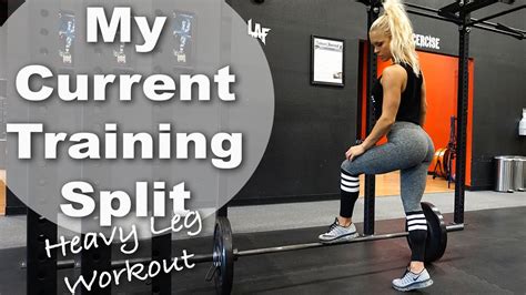 My Current Training Split Heavy Leg Workout Youtube