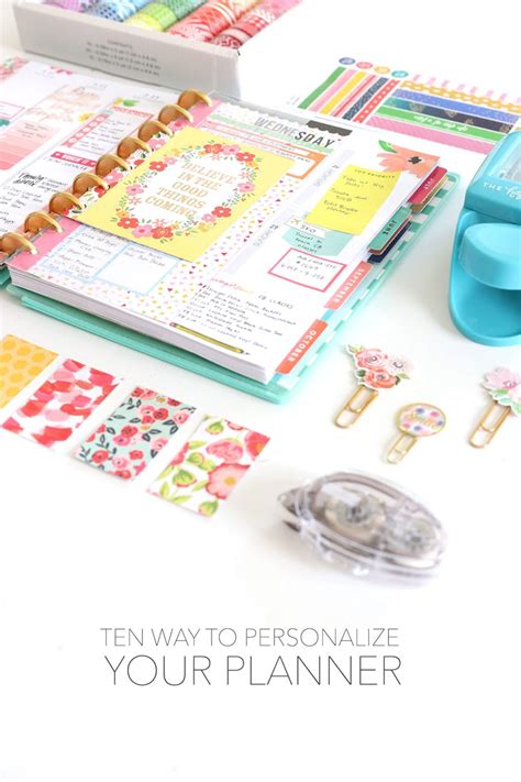 10 Ways To Personalize Your Planner Damask Love Damask Love