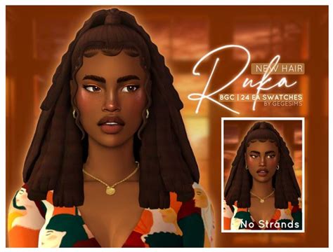 Gegesims Creating Custom Content For The Sims 4 Patreon Sims Hair